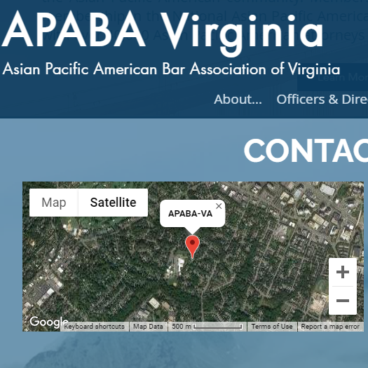 Asian Pacific American Bar Association of Virginia - Chinese organization in McLean VA