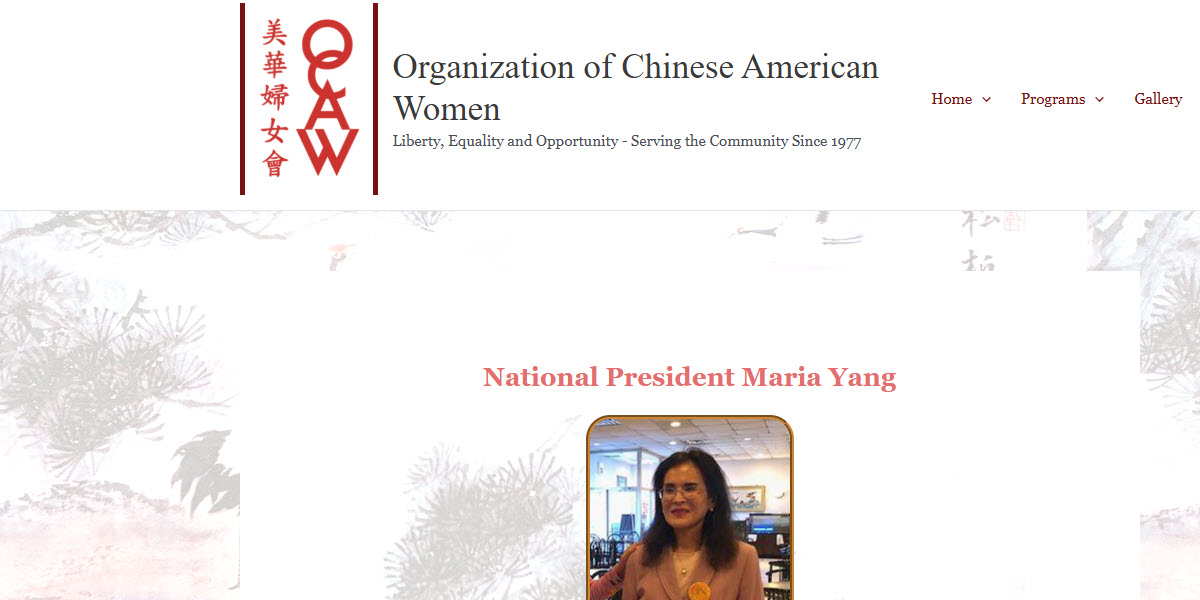 Organization of Chinese American Women
