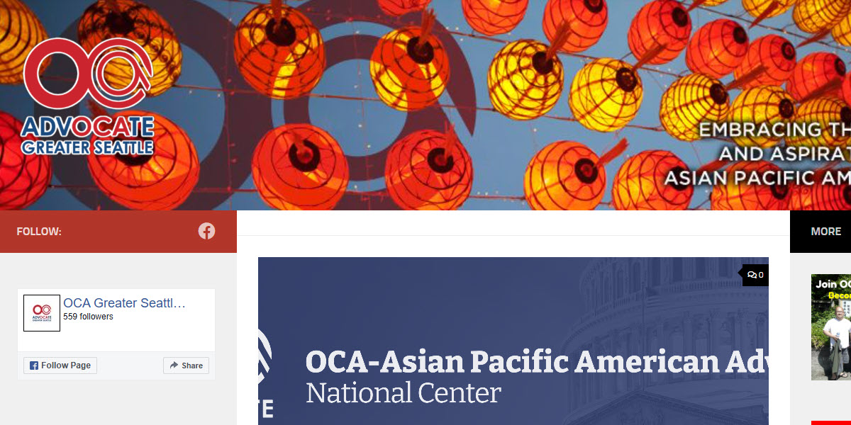 Organization of Chinese Americans Asian Pacific American Advocates Greater Seattle