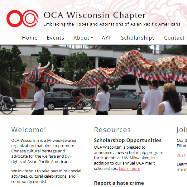 Chinese Organization Near Me - Organization of Chinese Americans Asian Pacific American Advocates Wisconsin
