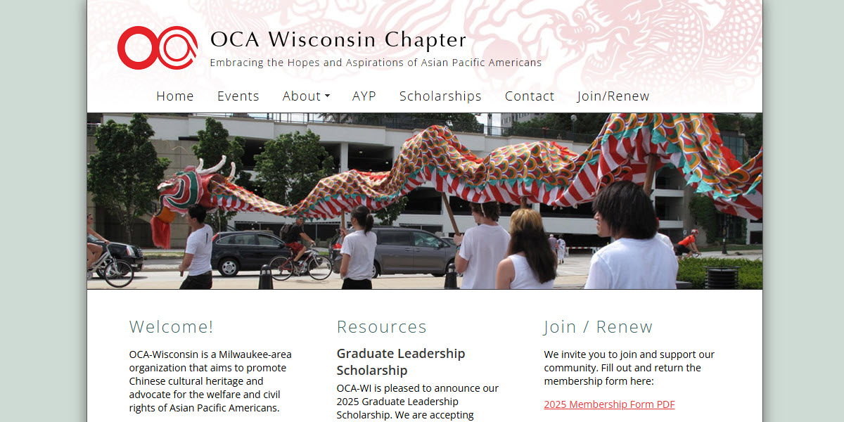 Organization of Chinese Americans Asian Pacific American Advocates Wisconsin