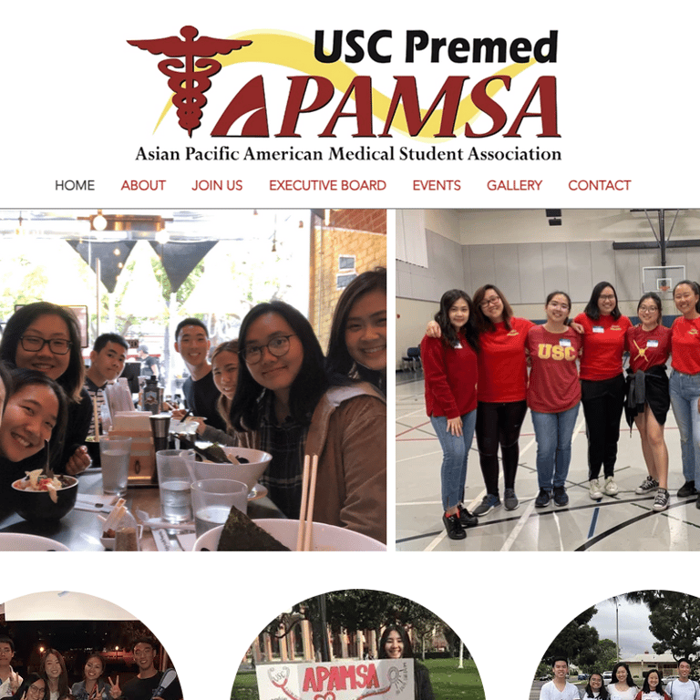 USC Pre-Med Asian Pacific American Medical Student Association - Chinese organization in Los Angeles CA