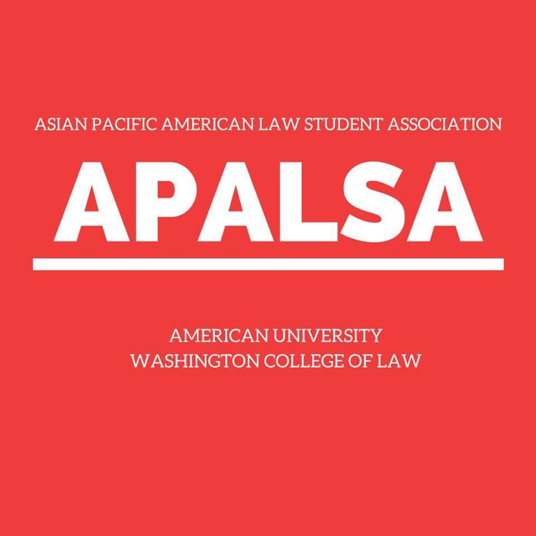 WCL Asian Pacific American Law Students Association - Chinese organization in Washington DC